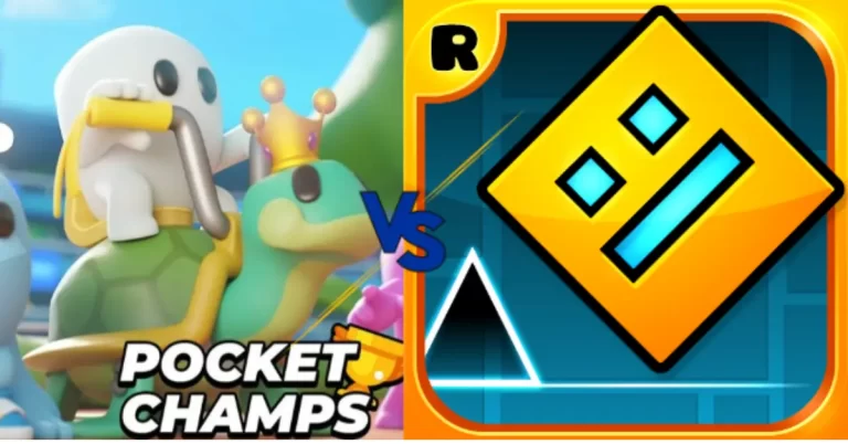 Geometry Dash vs Pocket Champs- Imagen destacada