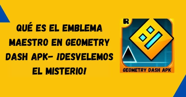 Emblema maestro Geometry Dash- Imagen destacada