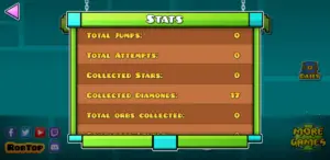 Geometry Dash -Screenshot-of-statistics