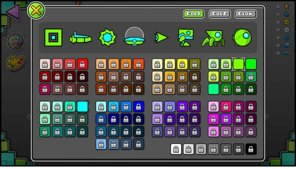 Geometry Dash - Customize Character