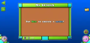 Geometry Dash APK - Screenshot Geometry Dash Level Editor